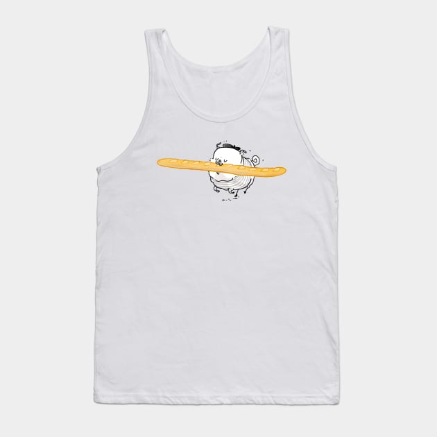 le petit parisien pug Tank Top by Inkpug